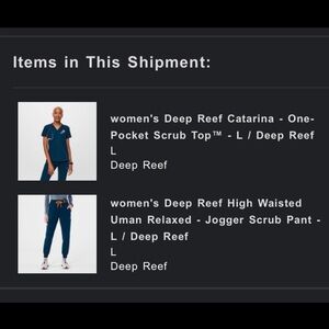 Figs Women's Scrub Set - Deep Teal Blue